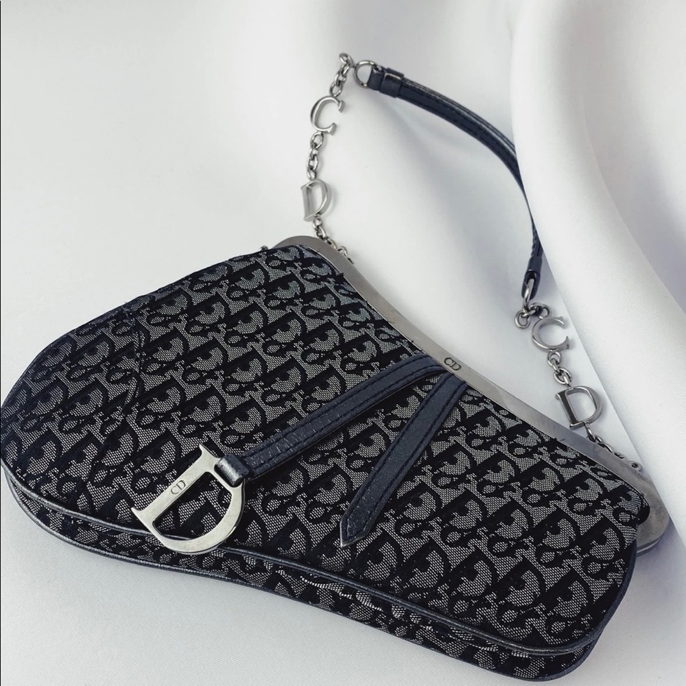 Vintage Dior Mini Saddle Bag - Picture 4 of 13